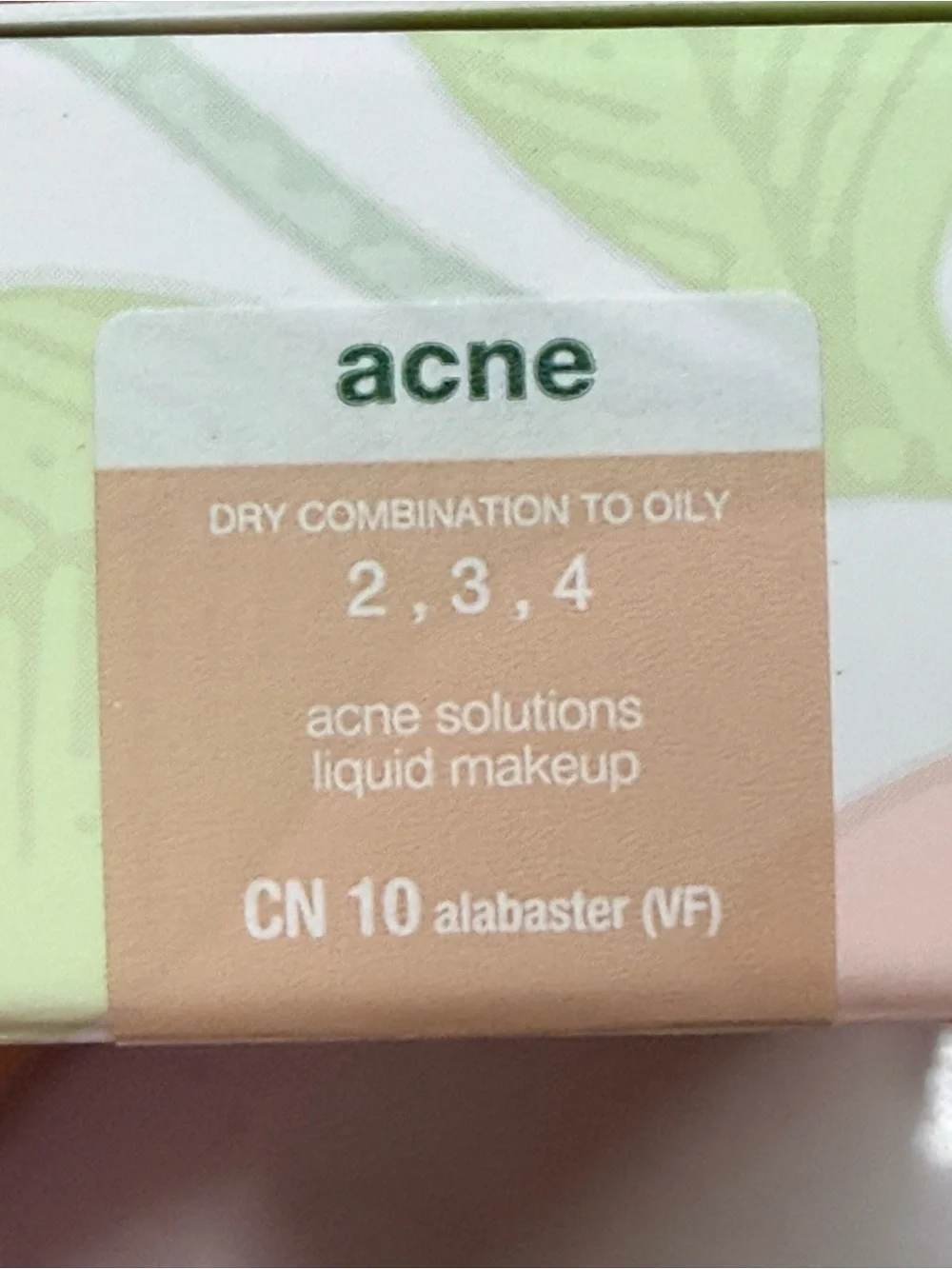 Clinique authentic acne